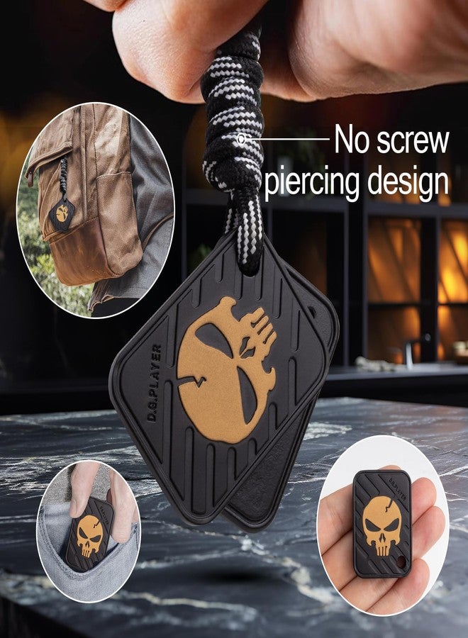 D.G.PLAYER Fidget Toys Adults- Magnetic Metal EDC Fidget Slider for ADHD, Relieve Stress, Tension, Anxiety - Focus - Find Inspiration, Backpack, Purse Hanging Decoration(Alloy, Black) - Image 4