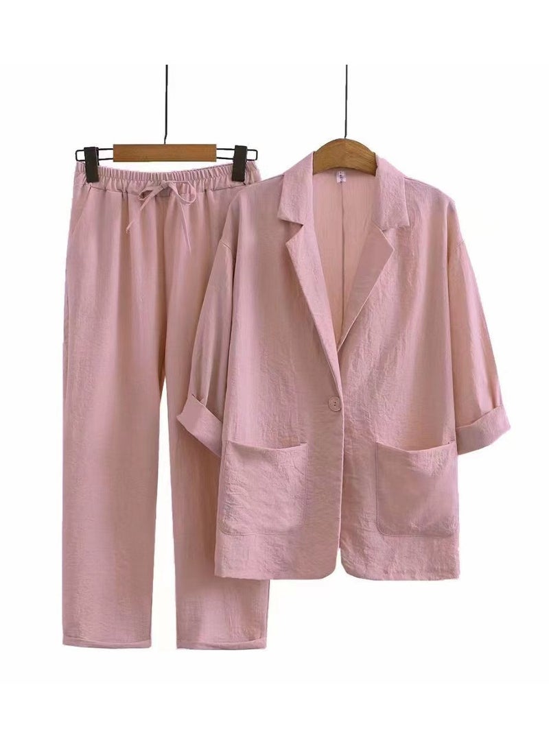 Shougu Loose And Fashionable Casual Suit Set  - Image 1