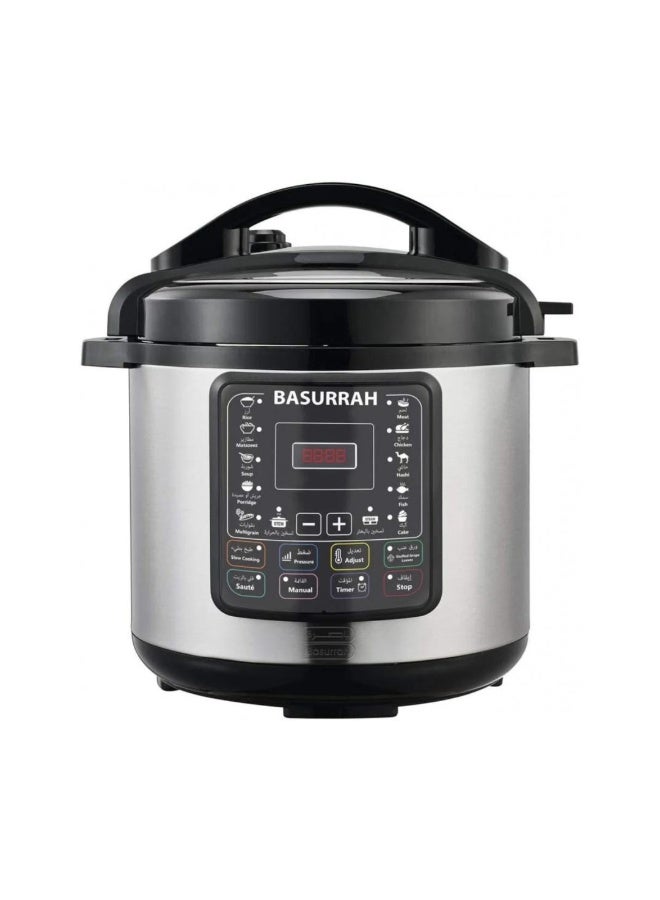 BASURRAH Electric Pressure Cooker With Stainless Steel Mesh For Mandi 10-liter - Image 1