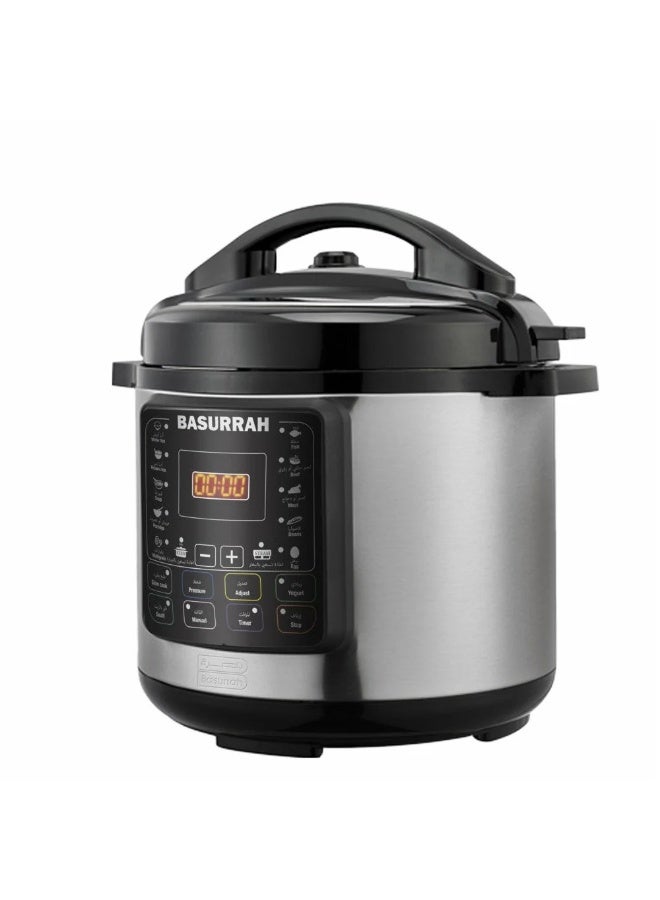 BASURRAH Electric Pressure Cooker With Stainless Steel Mesh For Mandi 10-liter - Image 4