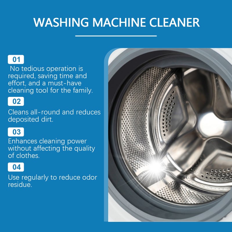 Jakehoe Washing Machine Cleaning Effervescent Tablets Clean Dirt, Remove Odor And Leave Fragrance Drum Cylinder Cleaning Tablets - Image 4