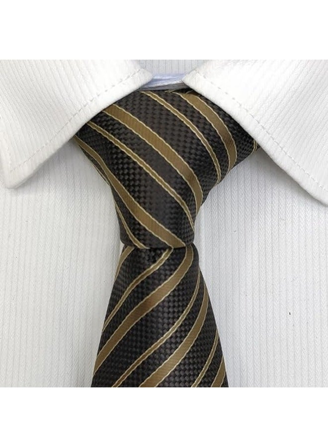 Kingman ربطة عنق رسمية للرجال - ربطة عنق رجالي - ربطات عنق للقميص والبدلة - طراز حديث - Image 3