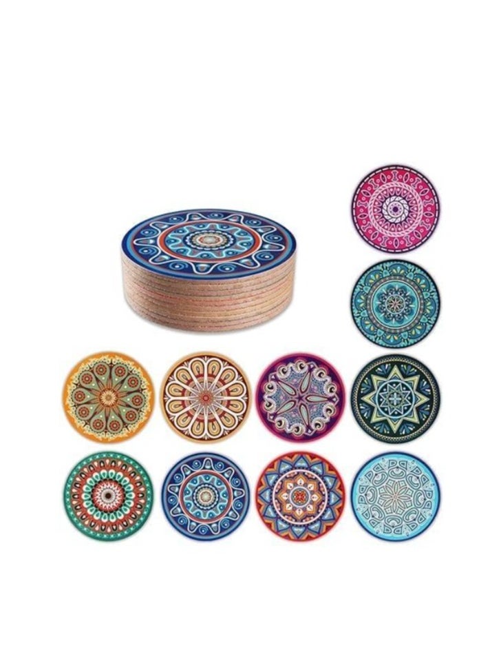 Generic 30 cm leather coaster - different shapes  - Image 2