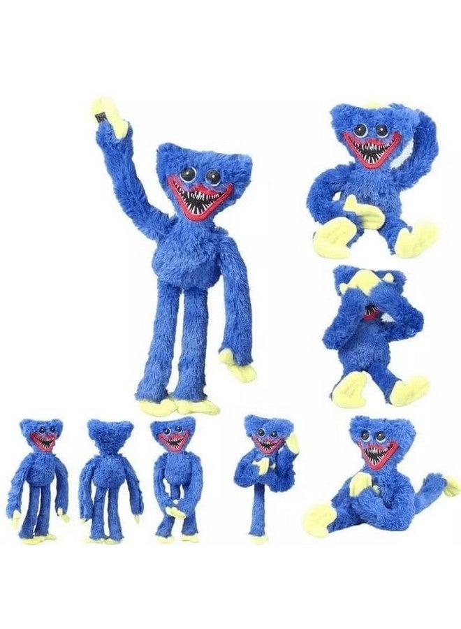 AVSHUB Huggy Wuggy Plush Soft Toy Poppy Play Time Monster Plush Horror Soft Toys for Kids Boys and Girls Toys Wild Playing Set Cute Stuffed Toy Birthday Gift (Size 45 CM,Blue) - Image 4