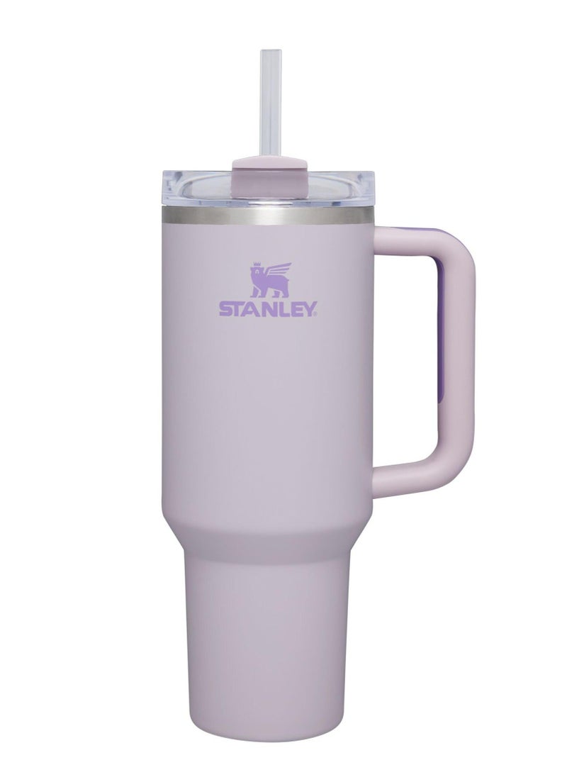 Stanly - Stanley Quencher H2.0 FlowState Stainless Steel Vacuum Insulated Tumbler with Lid and Straw for Water, Iced Tea or Coffee, Smoothie and More, Rose Quartz, 40 oz - Image 1
