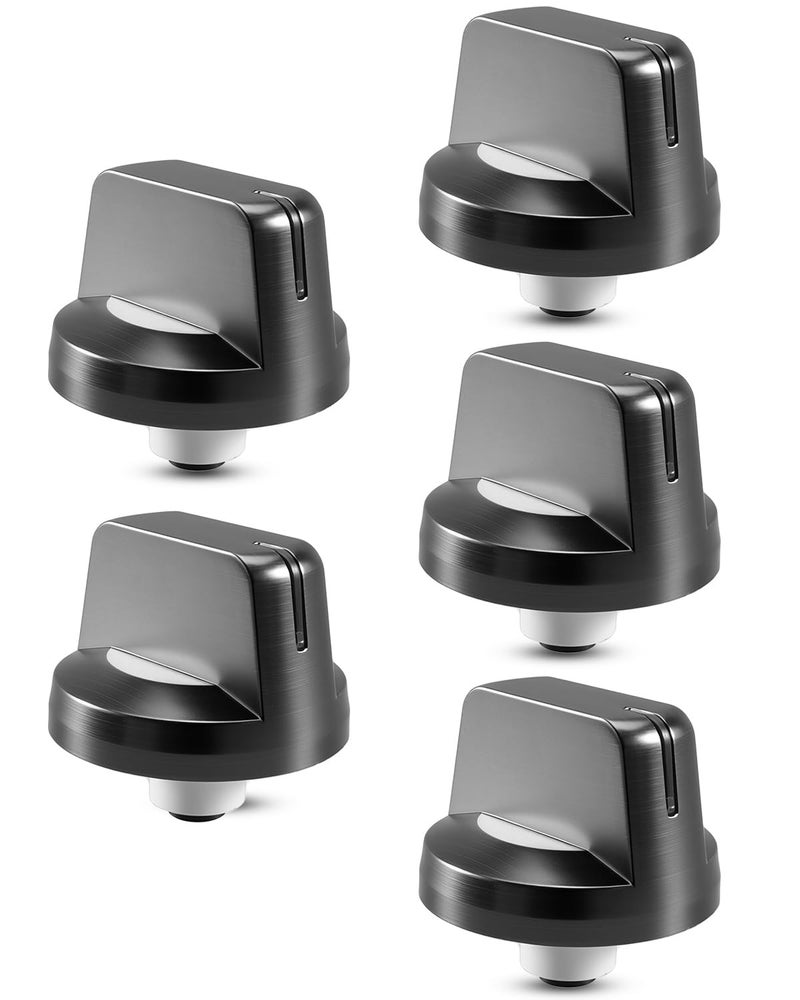 Tavaski DG9401480A Electric Stove Knobs Fit for Samsung Range Parts NZ30K6330RGAA NZ36K6430RSAA NZ30K6330RSAA NZ36K6430RGAA Cooktop Burner Knob 5Pcs - Image 2