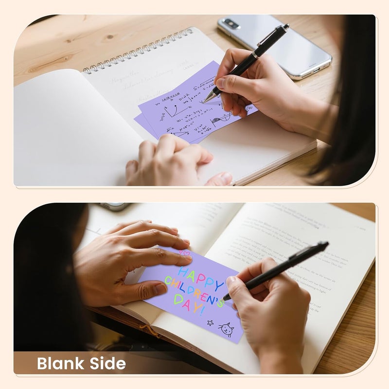 Ciphyfee Index Cards 3x5 Inch, 300sheets, Flash Cards, Blank Purple Note Cards Paper For Studying, Schools Supplies, College, Office And Home Organization, Note Taking Supplies - Image 5
