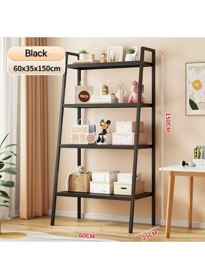 حياة جيدة 4 طبقات سلم معدني رفوف الكتب رفوف المطبخ الخبز رفوف خزانة خزانة المنزل رفوف الميكروويف غرفة المعيشة مطبخ سهلة التجميع - Image 3