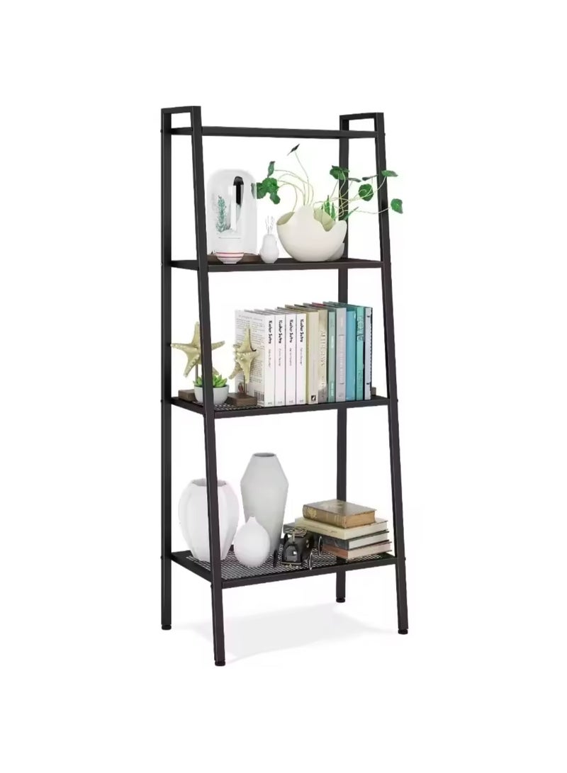 حياة جيدة 4 طبقات سلم معدني رفوف الكتب رفوف المطبخ الخبز رفوف خزانة خزانة المنزل رفوف الميكروويف غرفة المعيشة مطبخ سهلة التجميع - Image 4