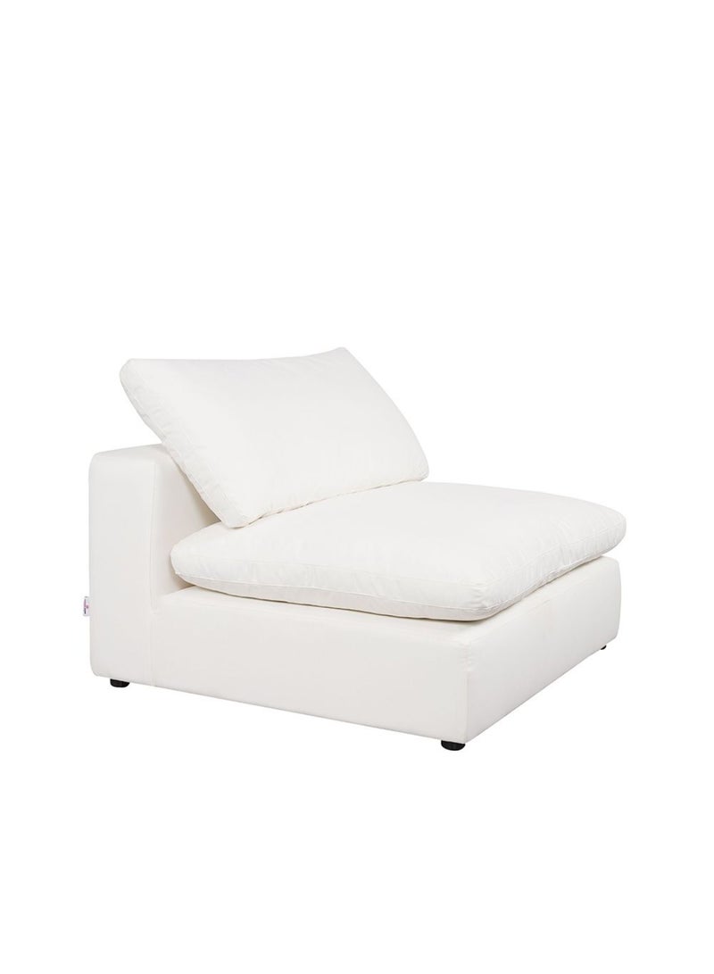 DANUBE HOME Weyline Reversible Fabric Corner Sofa Corner Sofa | Modern Design L Shape Corner Sofas | Comfortable Living Room Furniture L322.5xW219.5xH80cm - White  - Image 5