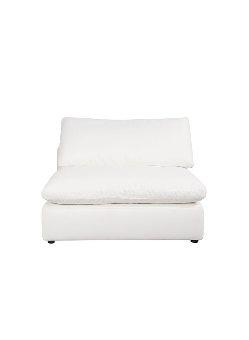 DANUBE HOME Weyline Reversible Fabric Corner Sofa Corner Sofa | Modern Design L Shape Corner Sofas | Comfortable Living Room Furniture L322.5xW219.5xH80cm - White  - Image 3