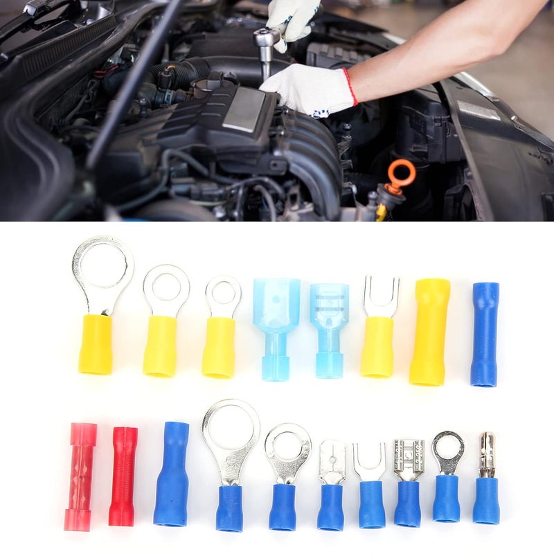 360PCS Brass Electrical Terminal Assortment Kit with Storage Box for Vehicle Repair Wiring - Image 4