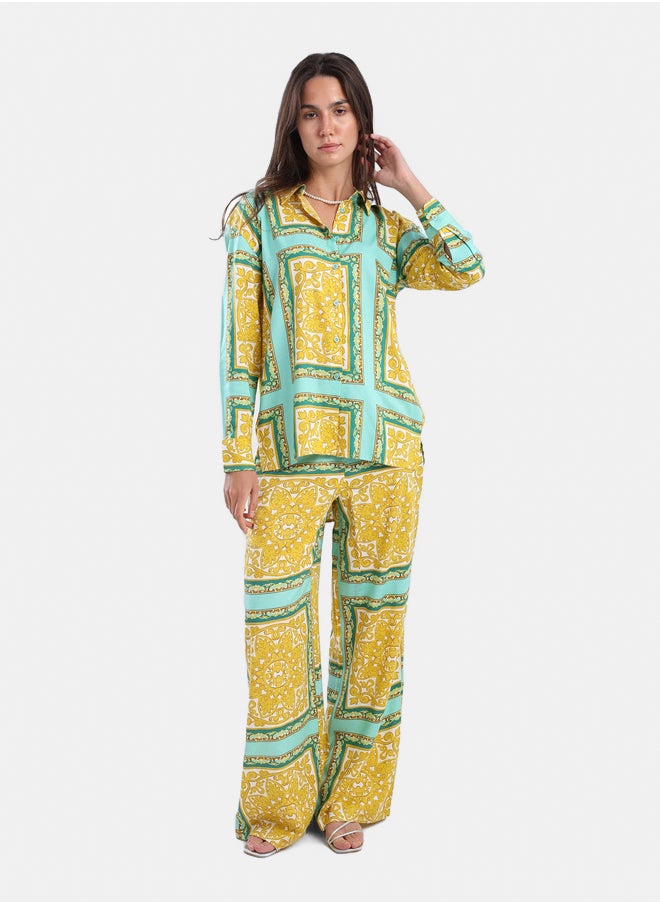 Carina - Luxurious Printed Shirt - Image 1
