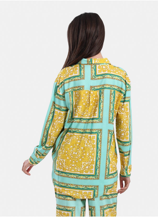 Carina - Luxurious Printed Shirt - Image 1