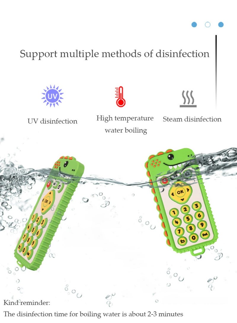كوميسبيل تلفزيون تحكم عن بعد شكل لينة مضغ اللعب ، ولعب اطفال التعليم المبكر الحسية ( 0-12 شهرا ) ، 1 حزمة - Image 3
