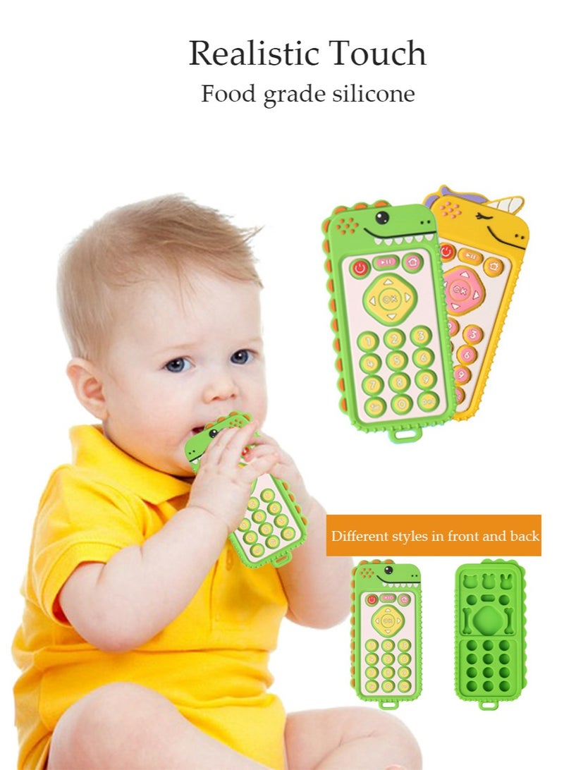 كوميسبيل تلفزيون تحكم عن بعد شكل لينة مضغ اللعب ، ولعب اطفال التعليم المبكر الحسية ( 0-12 شهرا ) ، 1 حزمة - Image 4