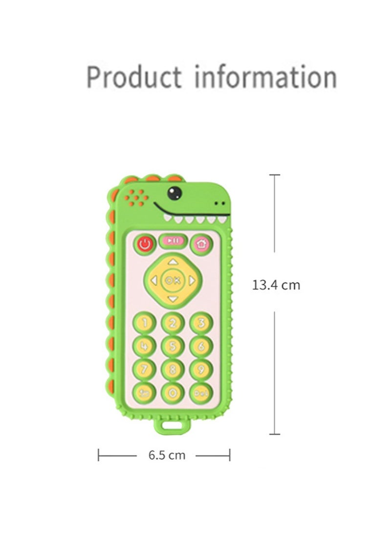 كوميسبيل تلفزيون تحكم عن بعد شكل لينة مضغ اللعب ، ولعب اطفال التعليم المبكر الحسية ( 0-12 شهرا ) ، 1 حزمة - Image 5