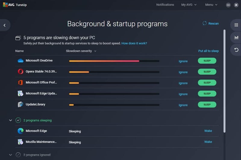 AVG TuneUp Unlimited 2026 | لـ 10 أجهزة | سنة واحدة | إزالة الملفات غير المرغوب فيها وتسريع النظام | - لنظام Windows وmacOS وiOS وAndroid - Image 5