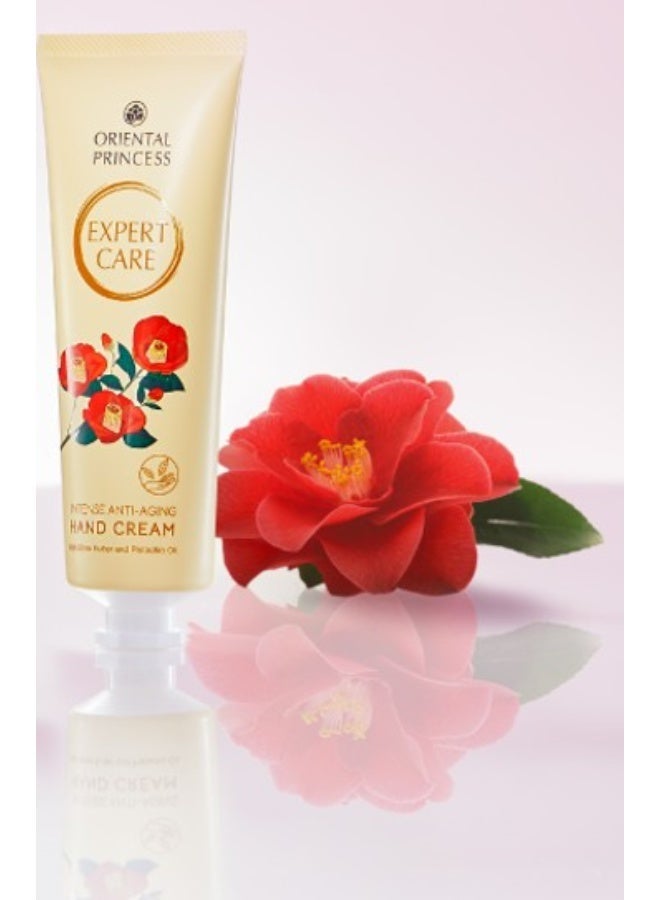 ORIENTAL PRINCESS Expert Care Intense Anti-Aging Hand Cream 75g | Deep Moisturizing Hand Cream for Dry, Rough & Aging Hands | Soft & Smooth Skin - Image 1