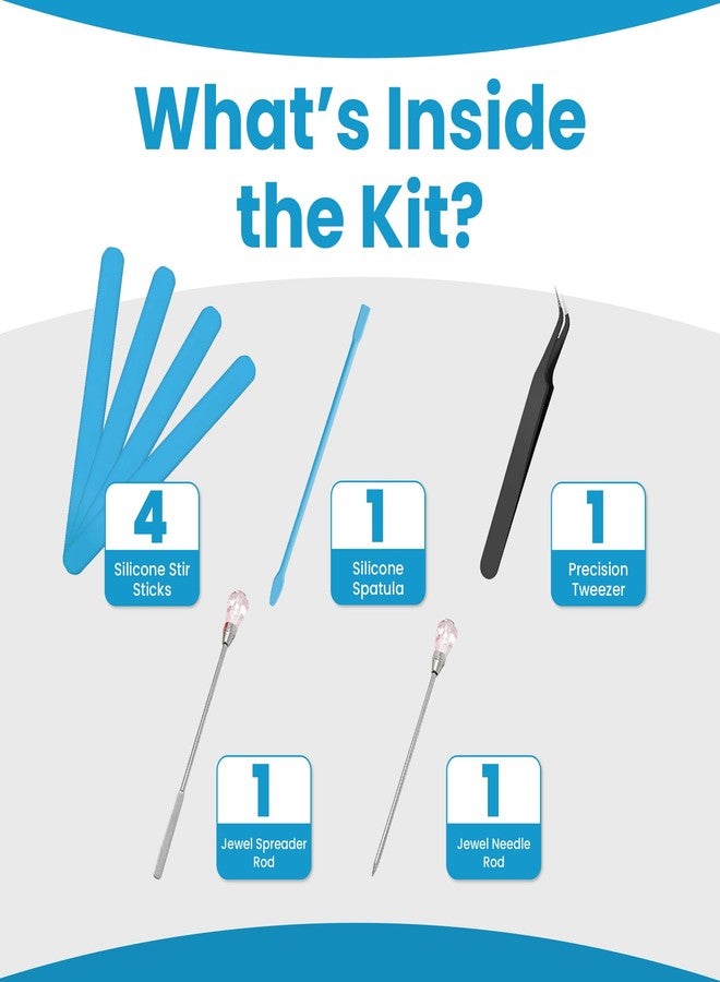 Alumilite Resin Tool Set, 8 Pieces, Easy-to-Clean Tools for Epoxy Project - Image 3