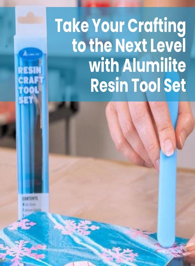 Alumilite Resin Tool Set, 8 Pieces, Easy-to-Clean Tools for Epoxy Project - Image 5