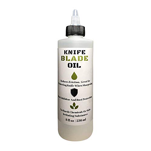 UniKitchen Premium Knife Blade Oil & Honing Oil - 8 Oz - Custom Formulated Food Safe Oil Protects Carbon Steel Knives & Sharpening Stone Ready… - Image 4