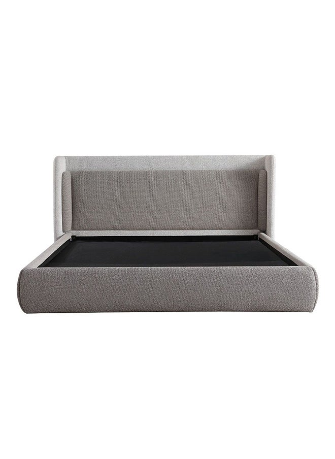 DANUBE HOME Ultima 180X200 Modern Design Wooden Bedroom Set Furniture Comfortable Beds Upholstered King Bed - Grey  - Image 3