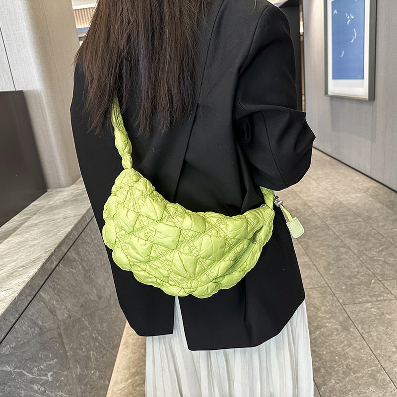 Women's Quilted Shoulder Bag in Multiple Colors - Image 3