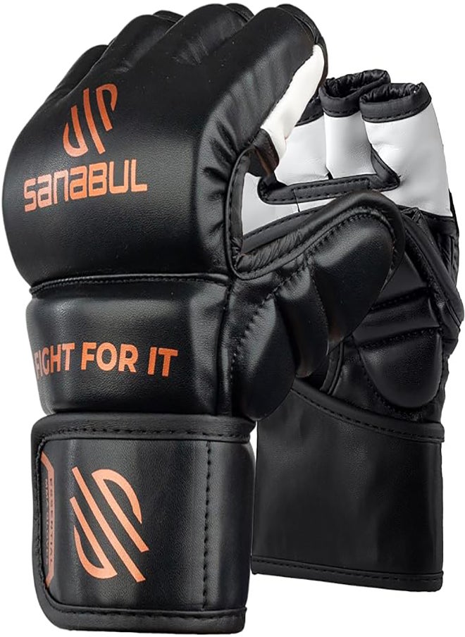 Sanabul  Essential Mma Gloves For Men And Women | Professional Fight Gloves For Sparring, Grappling, And Bag Training | Trusted By Pro Fighters (Metallic Copper, Large/X-Large)  - Image 1