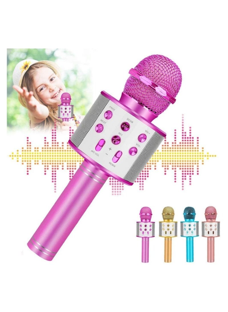 ELTRAZONE Bluetooth Karaoke Microphone Wireless Portable Singing Microphone for Kids Adults Karaoke Machine for Kids Toys Birthday Gifts Ideas for 3 4 5 6 7 8 9 10 11 12 Year Old Girls Boys Teens - Image 1