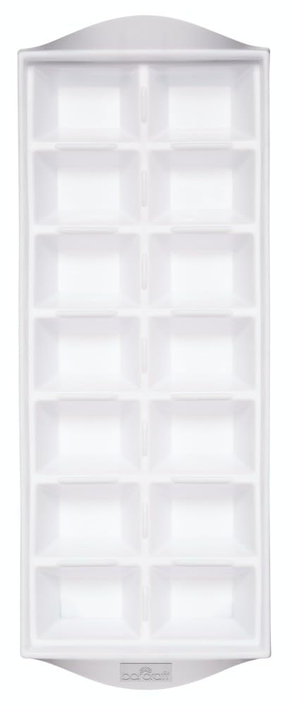 صينية مكعبات الثلج باركرافت 14 مكعب ثلج بلاستيك 26 × 12 سم أبيض