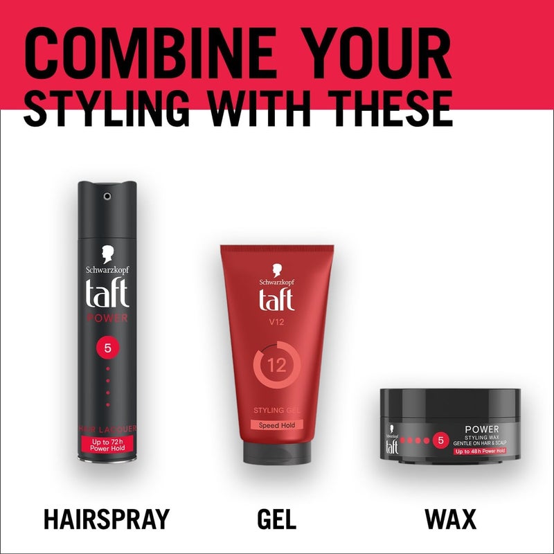 Taft V12 Power Styling Gel, For Long-lasting Speed Hold, 150ML (packaging may vary) - Image 5