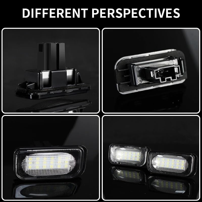 QASULER Canbus License Plate Lights for C-Class W203 - Image 5