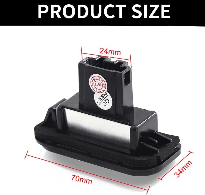 QASULER Canbus License Plate Lights for C-Class W203 - Image 2