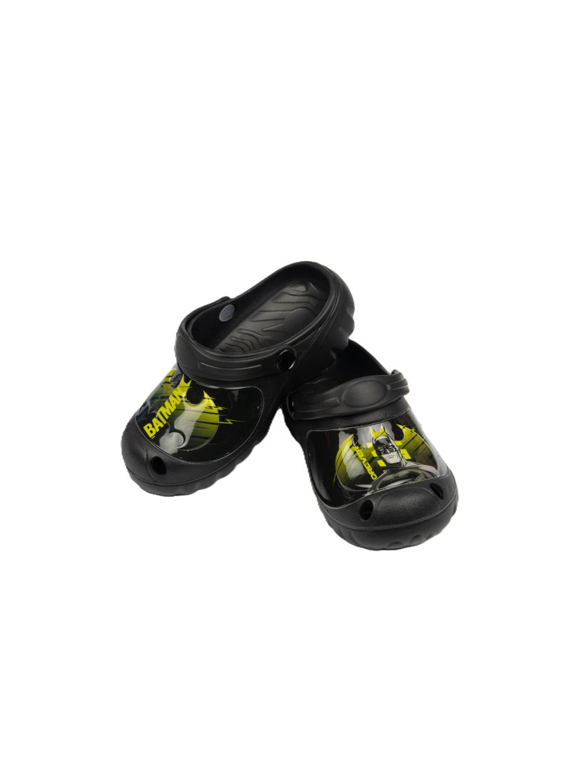 Batman Kids Clogs for Boys – Comfortable & Durable Slip-On Footwear – Black - Image 1