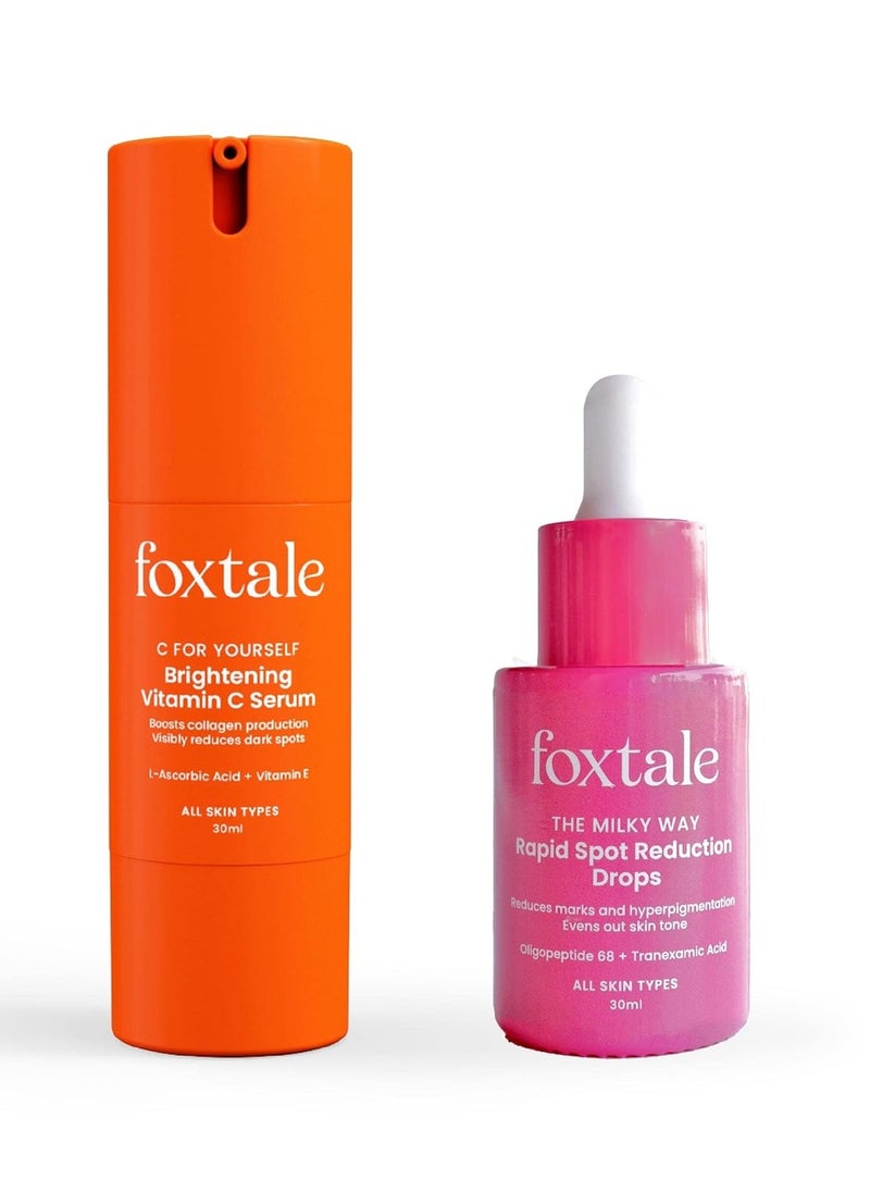 foxtale - Foxtale Rapid Spot Reduction Drops 30ml and Vitamin C Face Serum 30ml - Image 1