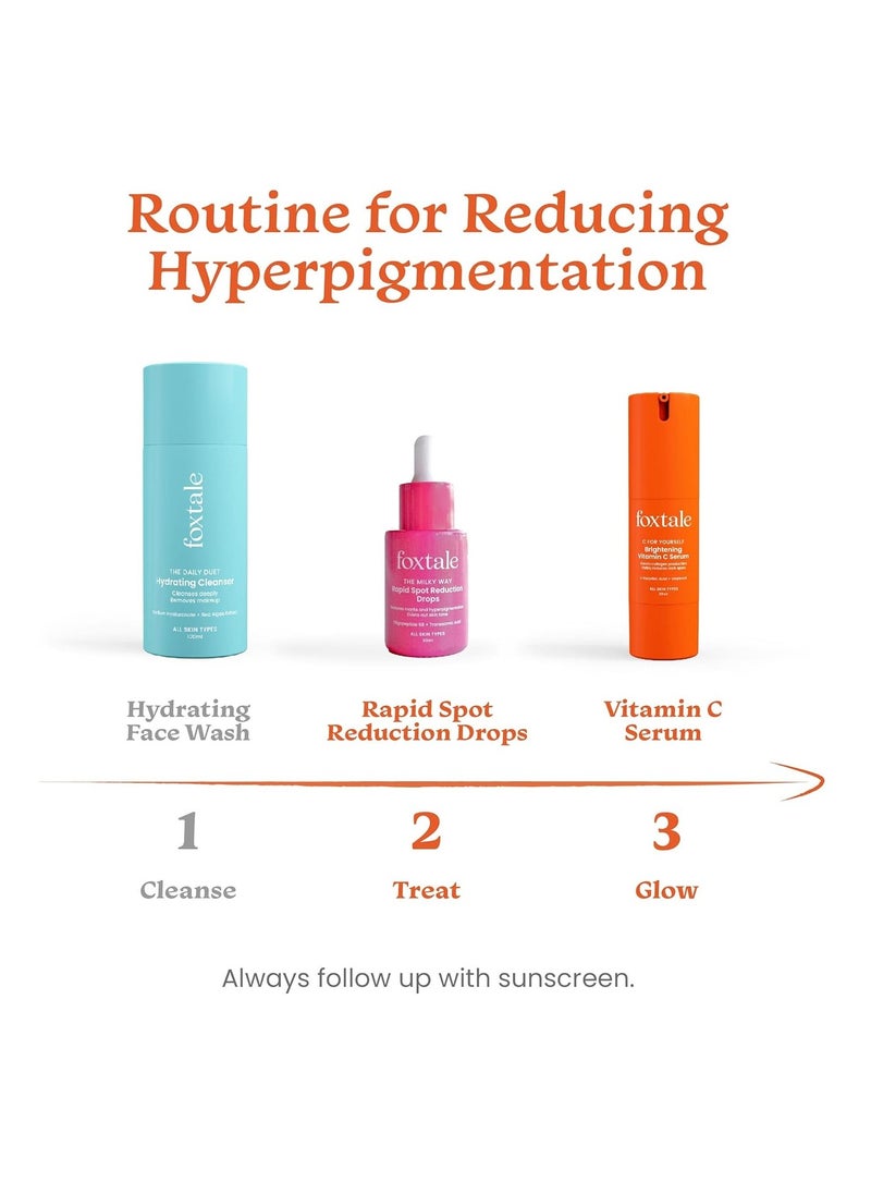 foxtale - Foxtale Rapid Spot Reduction Drops 30ml and Vitamin C Face Serum 30ml - Image 1