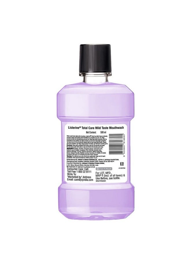 Listerine ® Total Care Mild Taste 500Ml  - Image 2