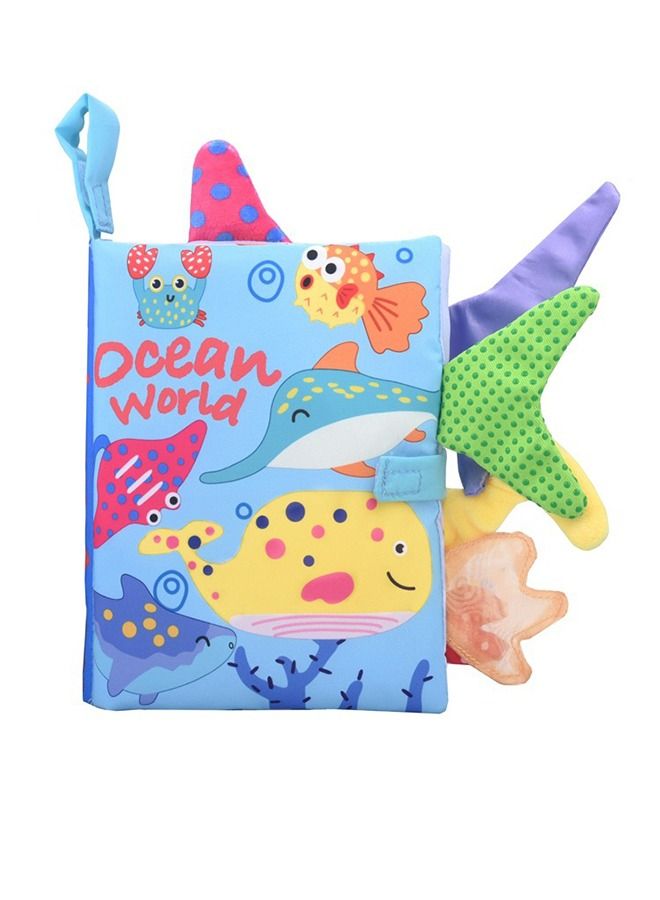 2-Pack Sensory Development Cloth Books, Early Education Baby Toys for 0-3 Year Olds - Image 2