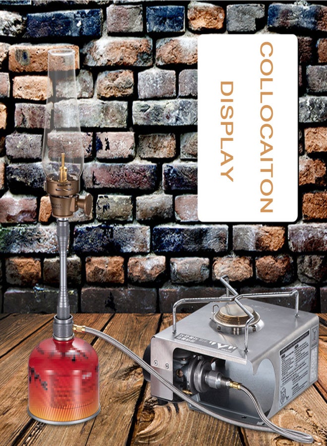 Campingmoon Gas Stove Adapter Hose with Fastener Base for Camping Cooking Picnic - Image 5