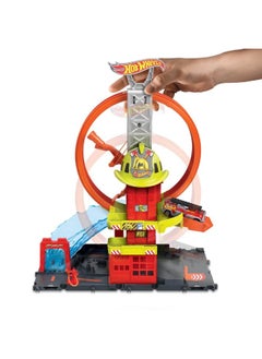 City Super Loop Fire Station Playset - pzsku/Z3BBF4614086F53C2847AZ/45/_/1725275826/a0dece1d-f4a1-4583-9601-ca349de18faa