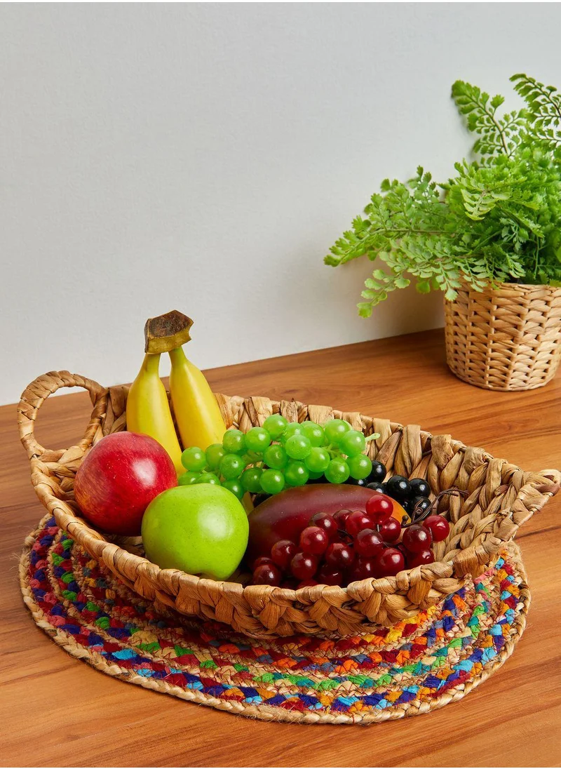 Ayra Braided Jute Cane Fruit Storage Basket