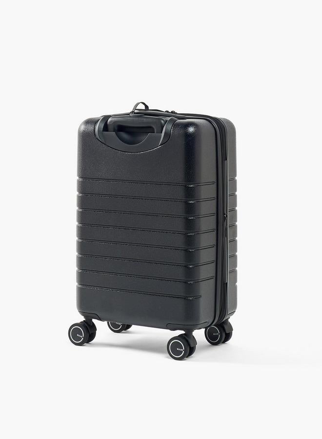 Wave Textured Hardcase Luggage Trolley With Retractable Handle - 20 Inches Cabin Bag - Image 3