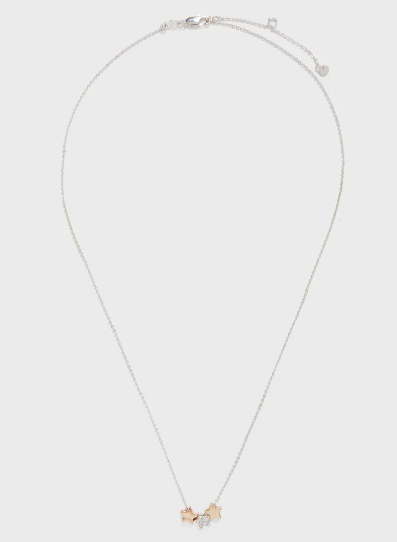 BUCKLEY LONDON Starburst Earrings And Pendant Necklace Set