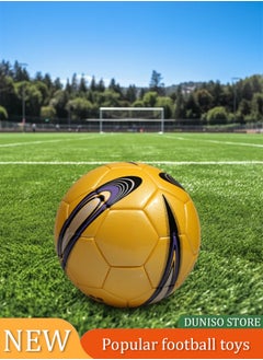 Leijiaer Soccer Football Soccer Ball  -Size 4  , PU for Kids, Youth  (Without pump and ball bag)  - Image 1