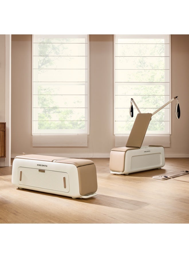 KINGSMITH FBB2C Multifunctional fitness Bench-Beige - Image 1
