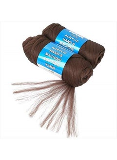 100% Brazilian Wool Hair Acrylic Yarn for African Hair Jumbo Braids/Senegalese Twist/Faux Locs/Wraps/Dreadlocks (2Roll, 350)