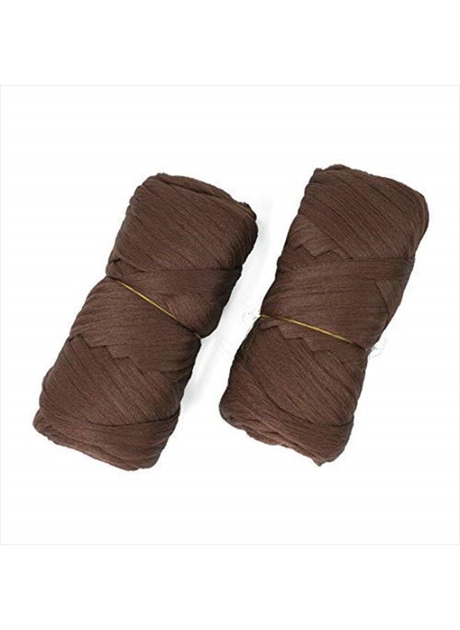 Youngther - 100% Brazilian Wool Hair Acrylic Yarn for African Hair Jumbo Braids/Senegalese Twist/Faux Locs/Wraps/Dreadlocks (2Roll, 350) - Image 1