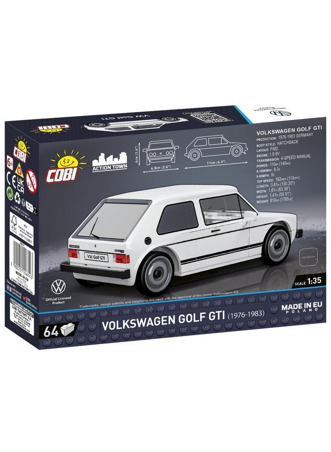 COBI Action Town Volkswagen Golf GTI (1974-1983), 64 Piece Vehicle - Image 4