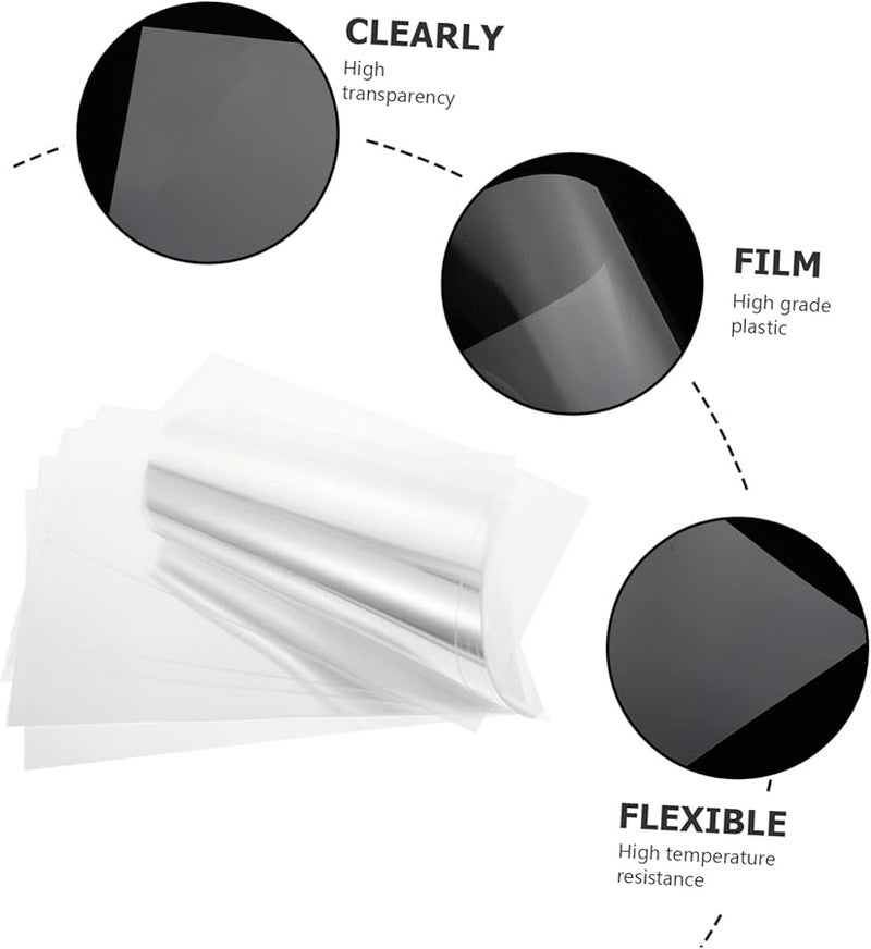 100 Pcs High Transparency Photosensitive Thermal Insulation Film For Office And School Seal Production - Image 5